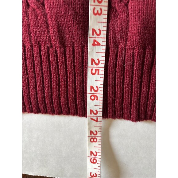 vintage bud burma Burgundy V-neck Sweater Size XL - Picture 5 of 6